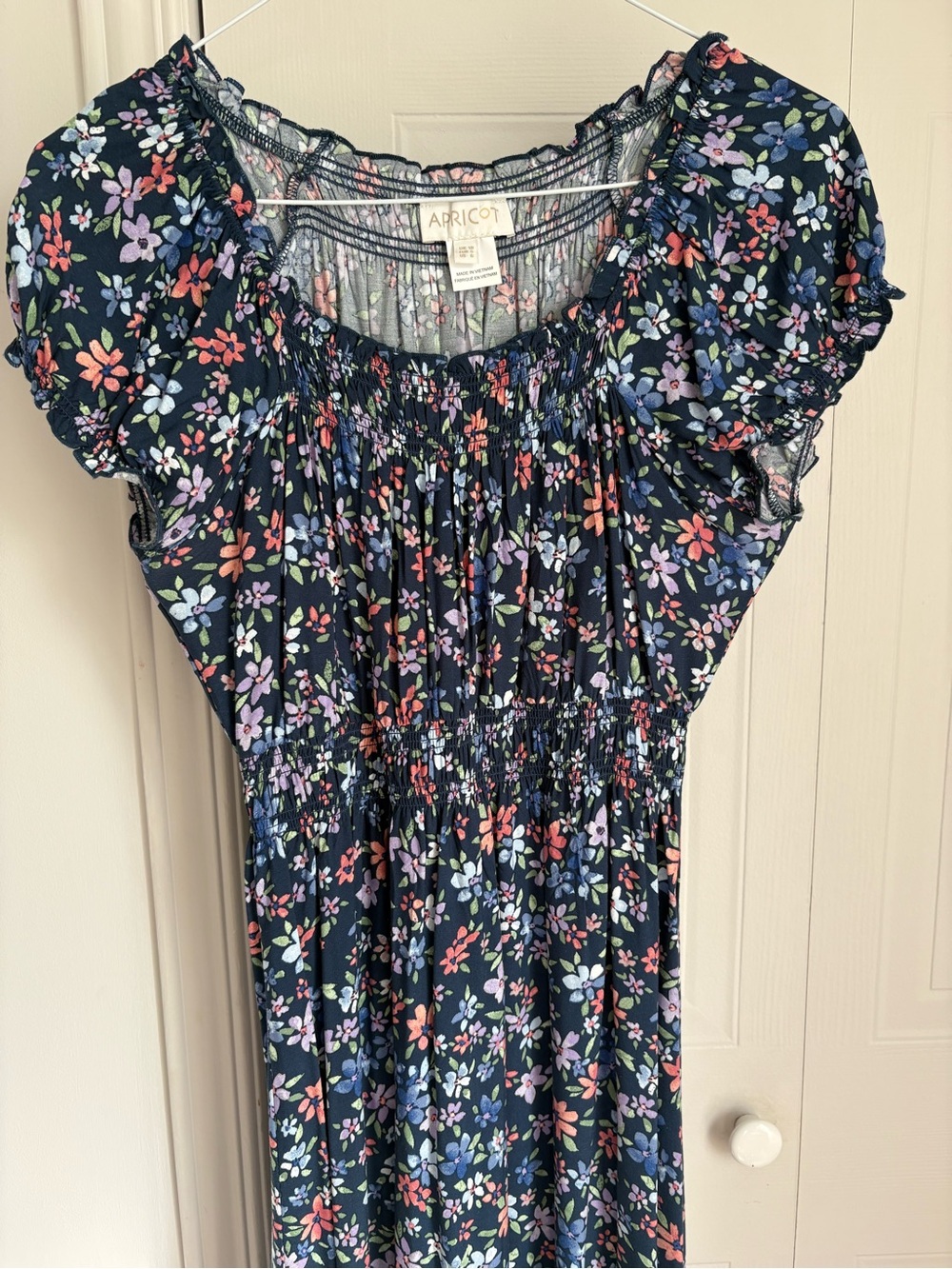 APRICOT Floral Dress